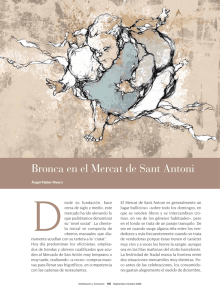 Bronca en el Mercat de Sant Antoni
