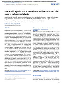 Metabolic syndrome is associated with cardiovascular