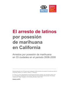 El Arresto de Latinos por Posesión de Marihuana en California