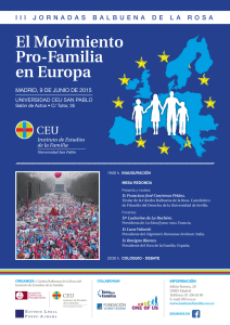 El Movimiento Pro-Familia en Europa