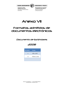 Formatos estandarizados de documentos electrónicos