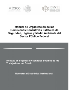 Manual de Organización de las Comisiones Consultivas Estatales