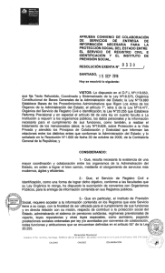 Page 1 APRUEBA CONVENIO DE COLABORACIÓN DE