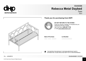 Rebecca Metal Daybed