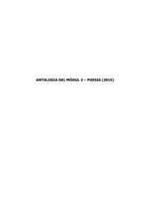 ANTOLOGIA DEL MÒDUL 3 – POESIA (2015)