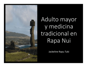 Adulto mayor Adulto mayor y medicina y tradicional en Rapa Nui