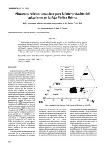 Piroxenos relictos - Sociedad Geológica de España