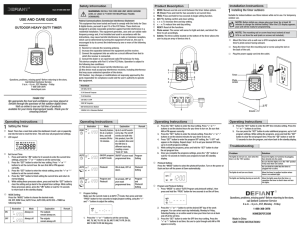 use and care guide