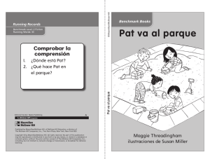 Pat va al parque - Tesoros - Macmillan/McGraw-Hill