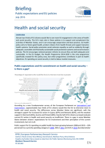 Health and social security - European Parliament