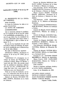 DECRETO—LEY N9 14268 Sustituyendo el artículo 49 de la Ley N9