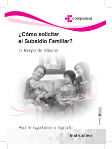 ¿Cómo solicitar el Subsidio Familiar?