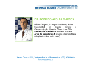 dr. rodrigo azolas marcos - Hospital Clínico Universidad de Chile