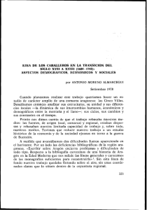 EJEA DE LOS CABALLEROS EN LA TRANSICION DEL SIGLO XVII