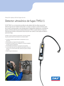 Detector ultrasónico de fugas TMSU 1