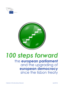 Hundred Steps Forward - European Parliament