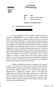 Page 1 LEY 26.285 TRANSPARENCIA Vlinisterio del interior y