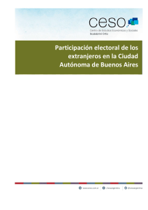 Participación electoral de los extranjeros en la Ciudad Autónoma de
