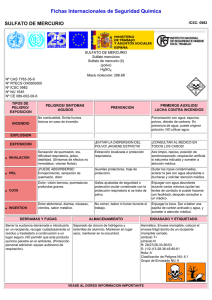 Nº CAS 7783-35-9. International Chemical Safety Cards