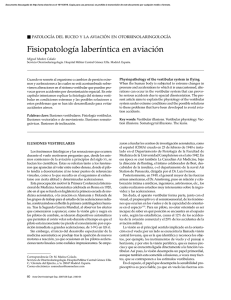 Fisiopatología laberíntica en aviación
