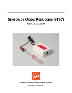 SENSOR DE OXÍDO REDUCCIÓN BT57i