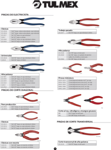 PINZAS DE ELECTRICISTA