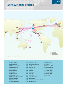 INTERNATIONAL ROUTES
