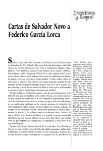 Cartas de Salvador Novo a Federico García Lorca
