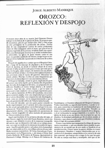 orozco: reflexión y despojo - Revista de la Universidad de México