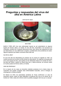 Preguntas y respuestas del virus del zika en América Latina