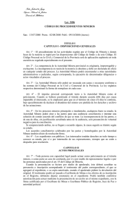 Código Procesal Minero - Poder Judicial de Jujuy