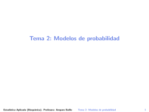 Tema 2: Modelos de probabilidad