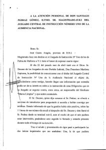 Page 1 A LA ATENCIÓN PERSONAL DE DON SANTIAGO PEDRAZ