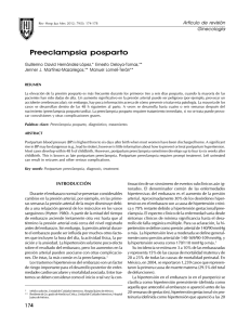 Preeclampsia posparto