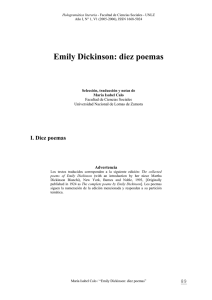 Emily Dickinson: diez poemas