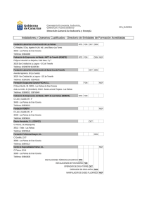 Entidades de formación acreditadas