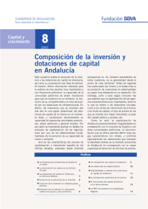 Composición de la inversión y dotaciones de capital en Andalucía