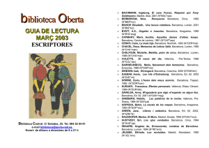 10. Escriptores, març, 2003 - Ajuntament de Vila-real