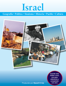 Geografía • Política • Sionismo • Historia • Pueblo