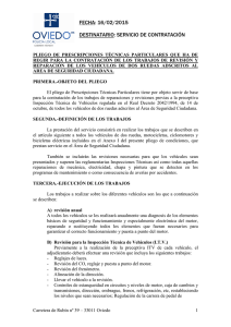 FECHA: 16/02/2015 DESTINATARIO: SERVICIO DE CONTRATACIÓN
