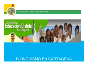 bilingüismo en cartagena