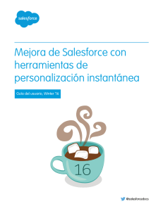 Mejora de Salesforce con herramientas de personalización