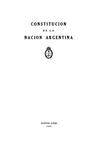 Constitucion de la Nacion Argentina 1949
