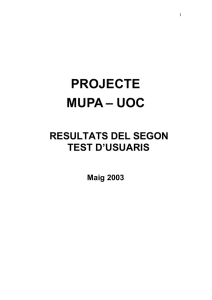 projecte mupa – uoc - Universitat Oberta de Catalunya