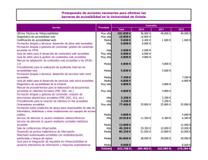 Presupuesto - Universidad de Oviedo