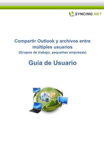 Compartir Outlook y archivos entre múltiples usuarios