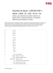 Soportes de apoyo LOE526-N-BF-L (Serie LOE5..-N + 222..-E1