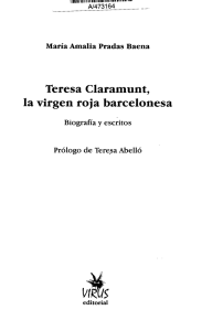 Teresa Claramunt, la virgen roja barcelonesa