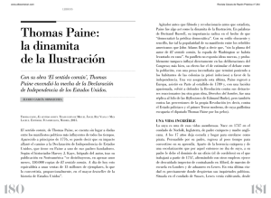 180 181 Thomas Paine: la dinamita de la Ilustración