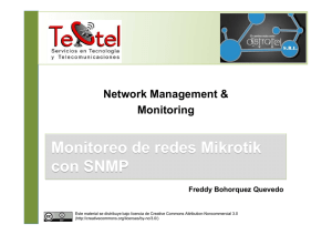 Monitoreo de redes Mikrotik con SNMP Monitoreo de redes
